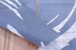Photo5: Kyoto Noren SB Japanese batik door curtain Maru Round silver gray 85cm x 120cm (5)