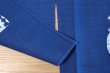 Photo6: Kyoto Noren SB Japanese batik door curtain Manekineko Lucky Cat blue 85cm x 45cm (6)