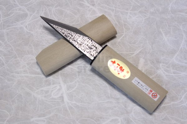 Photo1: Kiridashi knife kogatana Japanese Woodworking Okeya Yasuki white 2 steel  (1)