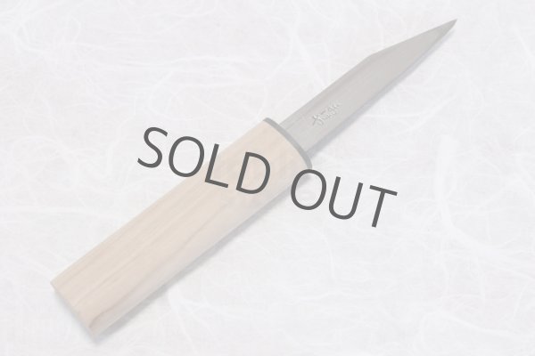 Photo3: Kiridashi knife Japanese kogatana Woodworking Okeya Yasuki white 2 steel small (3)