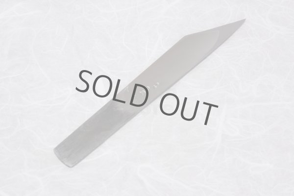 Photo2: Kiridashi kogatana Kurouchi Takao Shibano Japanese Knife yasuki blue-2 57mm (2)