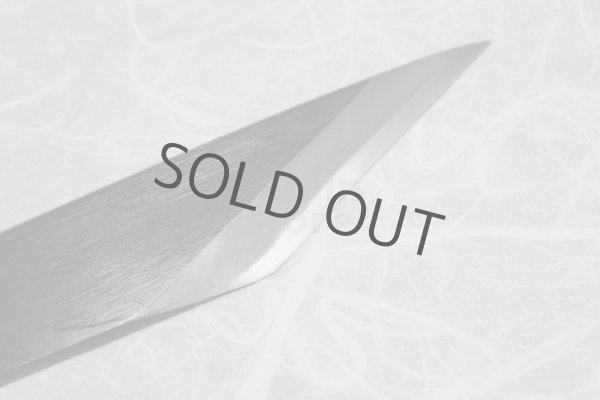 Photo6: Kiridashi kogatana Kurouchi Takao Shibano Japanese Knife yasuki blue-2 57mm (6)