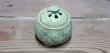 Photo2: Kiyomizu porcelain Japanese incense burner Minoru Ando karakusa haiyu koro H9cm (2)