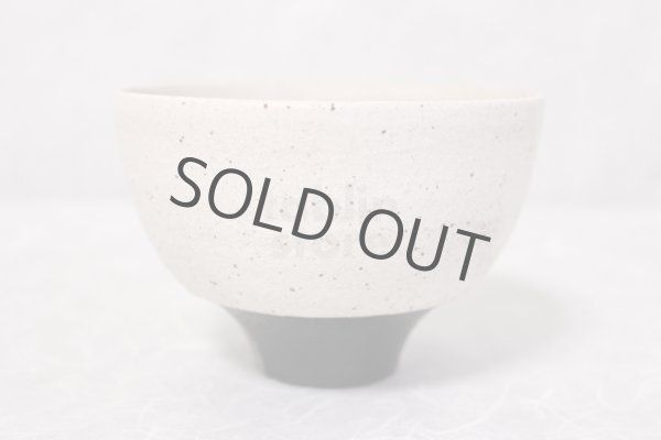 Photo5: Kiyomizu porcelain Japanese matcha tea bowl chawan Daisuke kobiki iroe black (5)