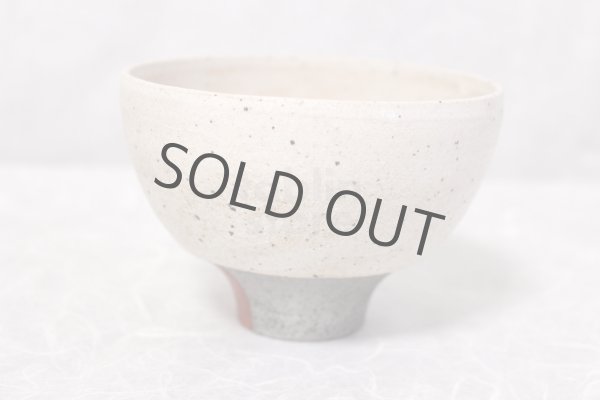 Photo6: Kiyomizu porcelain Japanese matcha tea bowl chawan Daisuke kobiki iroe red (6)