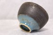 Photo4: Kiyomizu porcelain Japanese matcha tea bowl turquoise blue wan Daisuke Tokinoha (4)