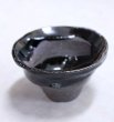 Photo6: Bizen ware pottery Sake guinomi tumbler Bar Mug black glaze kyo Tomoyuki Oiwa 60ml (6)