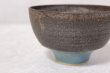 Photo3: Kiyomizu porcelain Japanese matcha tea bowl turquoise blue wan Daisuke Tokinoha (3)