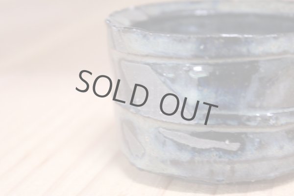 Photo5: Bizen ware pottery Sake guinomi tumbler Bar Mug gradation glaze wa Tomoyuki Oiwa 60ml (5)