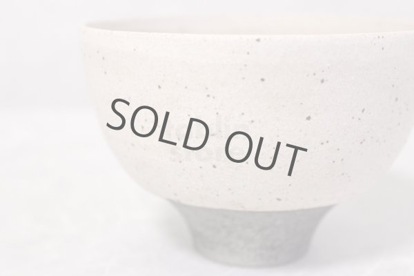 Photo8: Kiyomizu porcelain Japanese matcha tea bowl chawan Daisuke kobiki iroe black (8)