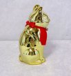 Photo6: Japanese Lucky Cat Tokoname ware YT Porcelain Maneki Neko slim gold H25cm (6)