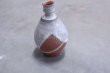 Photo7: Bizen ware pottery Sake bottle tokkuri white glaze Tomoyuki Oiwa 350ml (7)