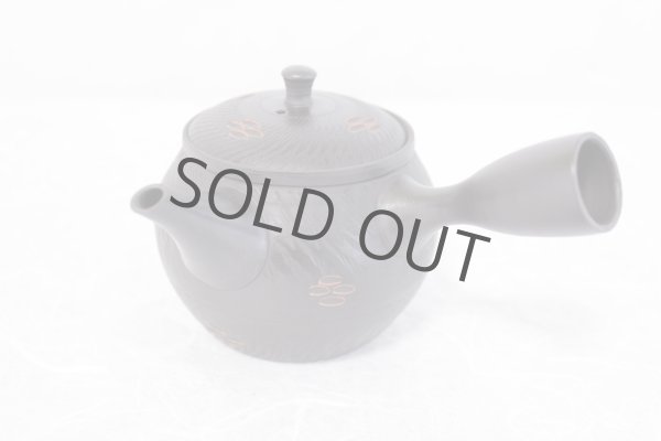 Photo2: Tokoname ware Japanese tea pot kyusu ceramic strainer YT Sekiryu tochiri 300ml (2)