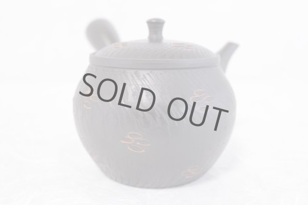 Photo6: Tokoname ware Japanese tea pot kyusu ceramic strainer YT Sekiryu tochiri 300ml (6)