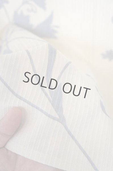 Photo2: Noren CSMO Japanese door curtain Enb flower 85 x 170cm (2)