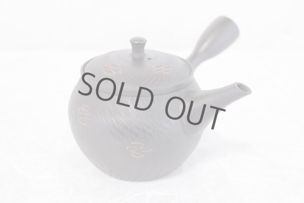 Photo4: Tokoname ware Japanese tea pot kyusu ceramic strainer YT Sekiryu tochiri 300ml (4)