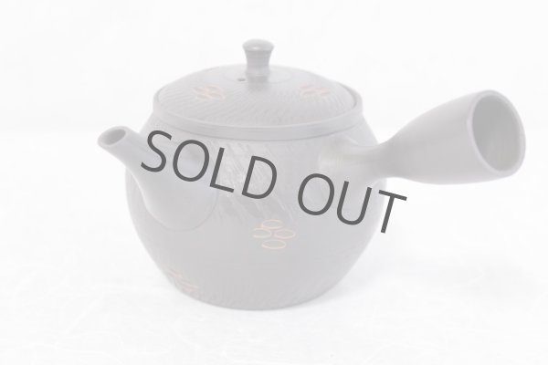Photo11: Tokoname ware Japanese tea pot kyusu ceramic strainer YT Sekiryu tochiri 300ml (11)