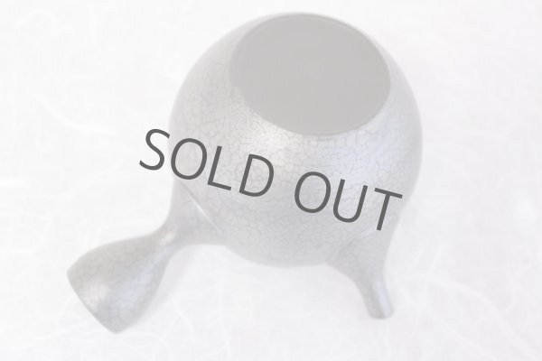 Photo7: Tokoname ware Japanese tea pot kyusu ceramic strainer YT Shoryu tenmoku 270ml (7)