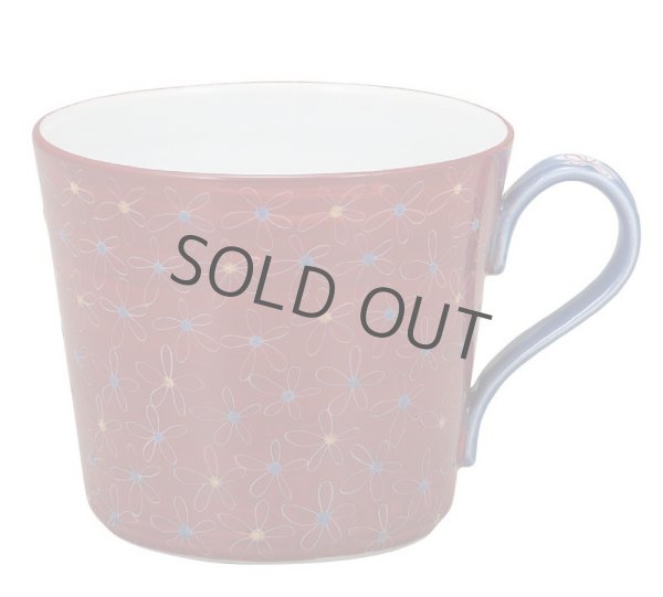 Photo1: Kutani Porcelain Japanese mug coffee tea cup shumakikobana D 9.5cm (1)