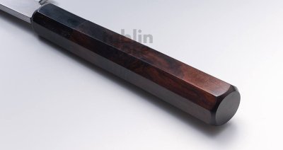 Photo1: SAKAI TAKAYUKI Ginsan Yasuki silver-3 steel Kasumi Ebony wood Kiritsuke Sashimi knife 270mm