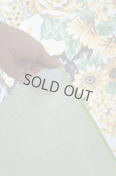 Photo2: Noren CSMO Japanese door curtain Feng-shui Flower green 85 x 150cm (2)