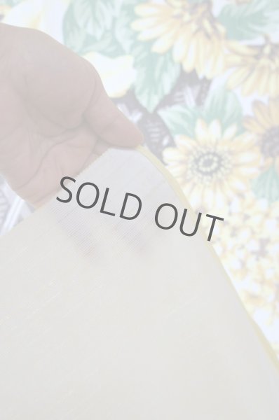 Photo3: Noren CSMO Japanese door curtain Feng-shui Flower yellow 85 x 150cm (3)