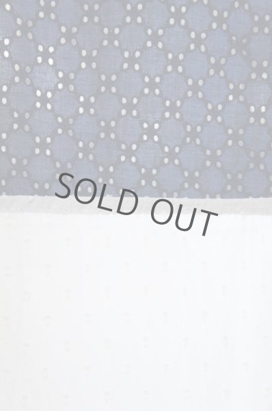 Photo2: Noren CSMO Japanese door curtain Two-tone Square 85 x 150cm (2)