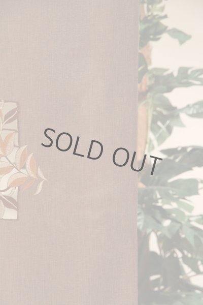 Photo3: Noren CSMO Japanese door curtain Least brown 85 x 150cm (3)