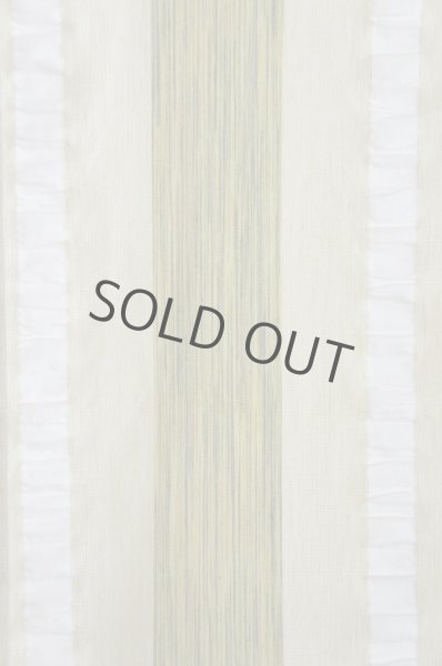 Photo2: Noren CSMO Japanese door curtain Striped green 85 x 170cm (2)