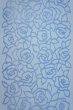 Photo4: Noren CSMO Japanese door curtain Rose blue 85 x 150cm (4)