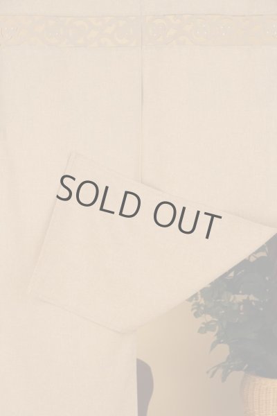 Photo2: Noren CSMO Japanese door curtain Ranpuron gray 85 x 150cm (2)