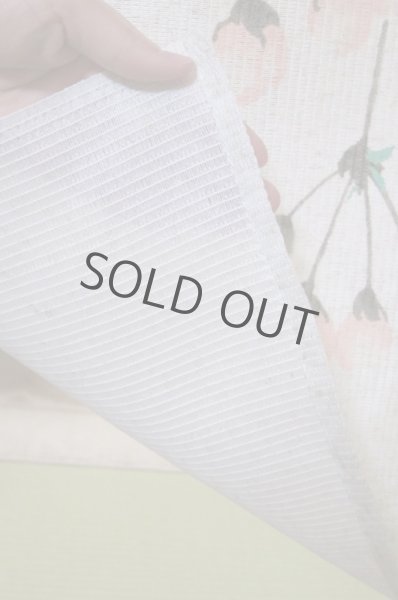 Photo3: Noren CSMO Japanese door curtain Shidare yaezakura white 85 x 150cm (3)