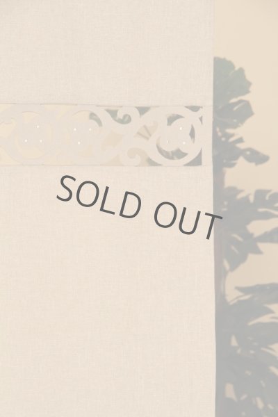 Photo3: Noren CSMO Japanese door curtain Ranpuron gray 85 x 150cm (3)