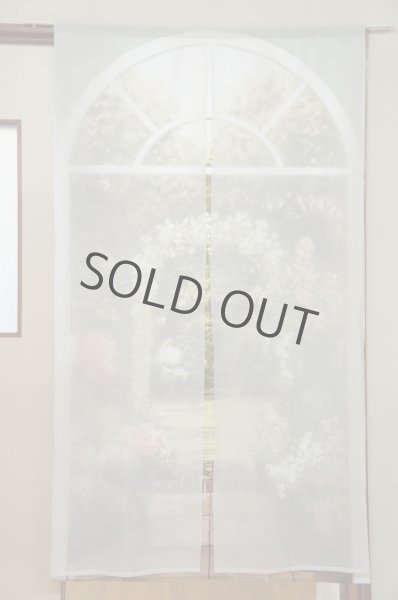 Photo2: Noren CSMO Japanese door curtain Green garden 85 x 150cm (2)
