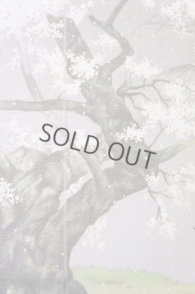 Photo2: Noren CSMO Japanese door curtain Neodani-uzumizakura 85 x 150cm (2)