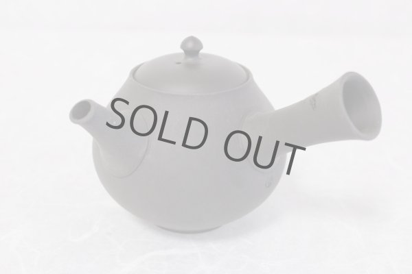 Photo7: Tokoname Japanese tea pot kyusu YT black butterfly sakura Seiho 180ml (7)