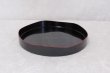 Photo2: Japanese tea ceremony Yamamichi-bon wood tray Echizen Urushi lacquer (2)