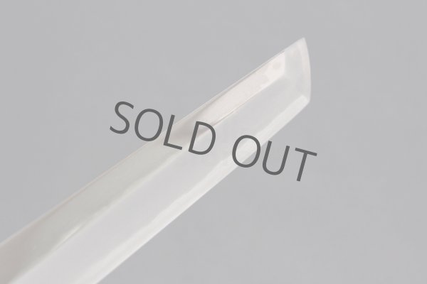 Photo5: SAKAI TAKAYUKI Limited Edition Ginsan Yasuki silver-3 steel Mirror Finish Ebony wood Kengata Sakimaru takohiki Sashimi knife 300mm (5)