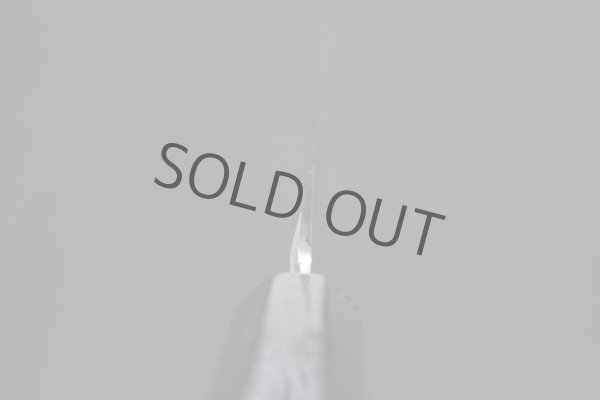 Photo7: SAKAI TAKAYUKI Limited Edition Ginsan Yasuki silver-3 steel Mirror Finish Ebony wood Kengata Sakimaru takohiki Sashimi knife 300mm (7)