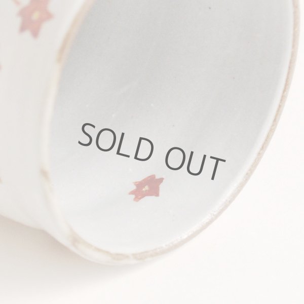 Photo5: Kutani Porcelain yunomi tea cup pottery tumbler hana 280ml (5)