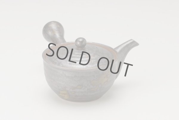 Photo2: Arita imari sd Porcelain Japanese tea pot kyusu　kokuyu hiramaru 310ml (2)