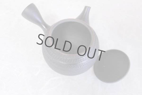 Photo10: Tokoname ware Japanese tea pot kyusu ceramic strainer sendan Gyokko 470ml (10)