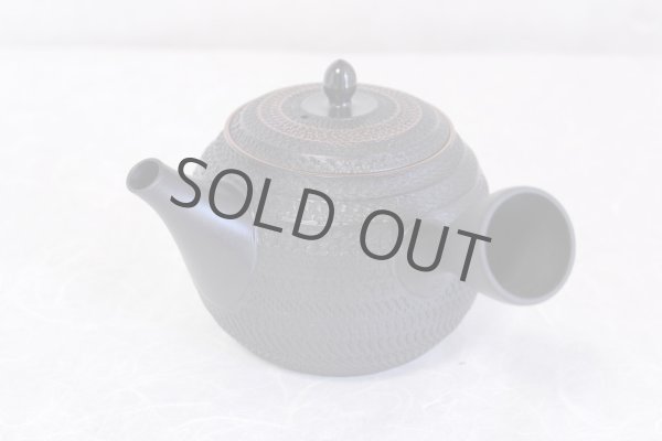 Photo6: Tokoname ware Japanese tea pot kyusu ceramic strainer sendan Gyokko 470ml (6)