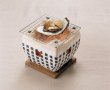 Photo3: Japanese traditional shichirin Grill pottery cooking stove honwaka H138mm　 (3)