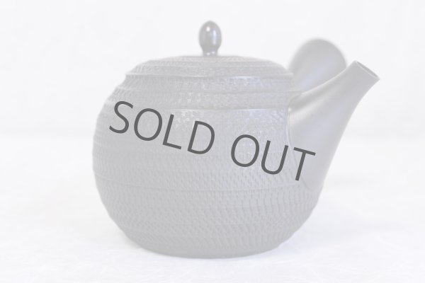 Photo7: Tokoname ware Japanese tea pot kyusu ceramic strainer sendan Gyokko 470ml (7)