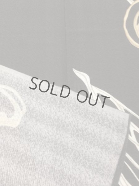 Photo5: Noren CSMO Japanese door curtain Modern Calla black 85 x 170cm (5)