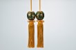 Photo5: Weight for Japanese hanging scroll FUCHIN stone Kutani porcelain aochibu gold ma (5)