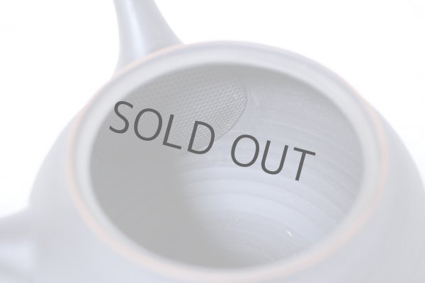 Photo9: Tokoname Japanese tea pot kyusu Gyokko ceramic tea strainer black sendan 480ml (9)