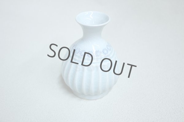 Photo2: Kiyomizu porcelain Japanese tokkuri sake bottle cup Minoru Ando shinogi seiji  (2)