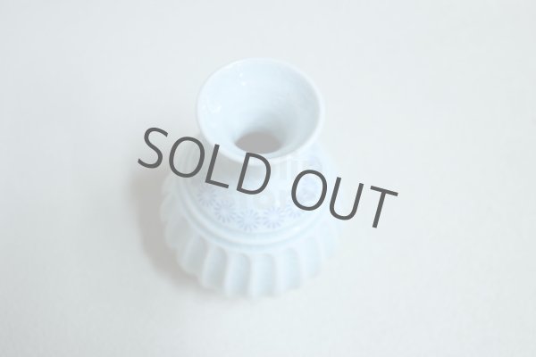 Photo3: Kiyomizu porcelain Japanese tokkuri sake bottle cup Minoru Ando shinogi seiji  (3)